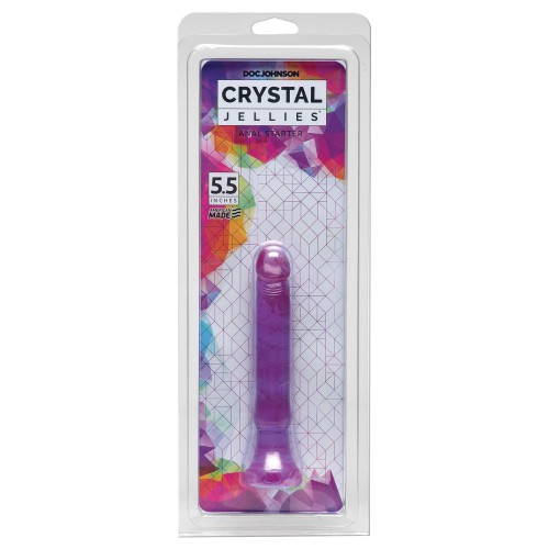 Crystal Jellies 5.5 Inch Anal Starter Purple