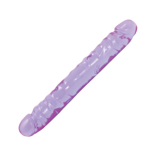 Crystal Jellies 12" Jr. Double Dong - Purple