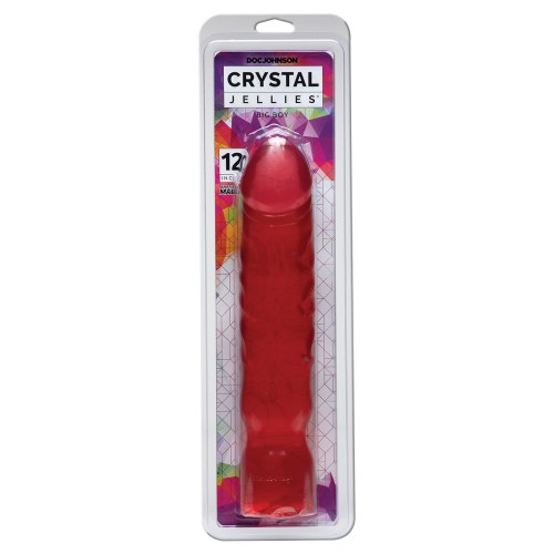 Crystal Jellies 12 Inch Big Boy Dong Pink - Realistic Toy