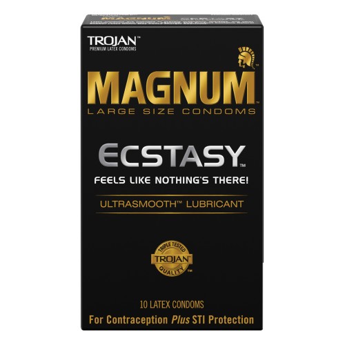 Condones Trojan Magnum Ecstasy - Placer Máximo