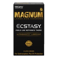 Condones Trojan Magnum Ecstasy - Placer Máximo