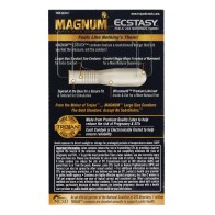 Condones Trojan Magnum Ecstasy - Placer Máximo