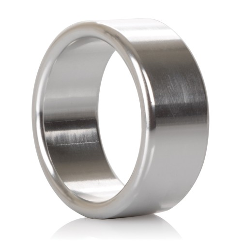 Alloy Metallic Ring Medium Silver