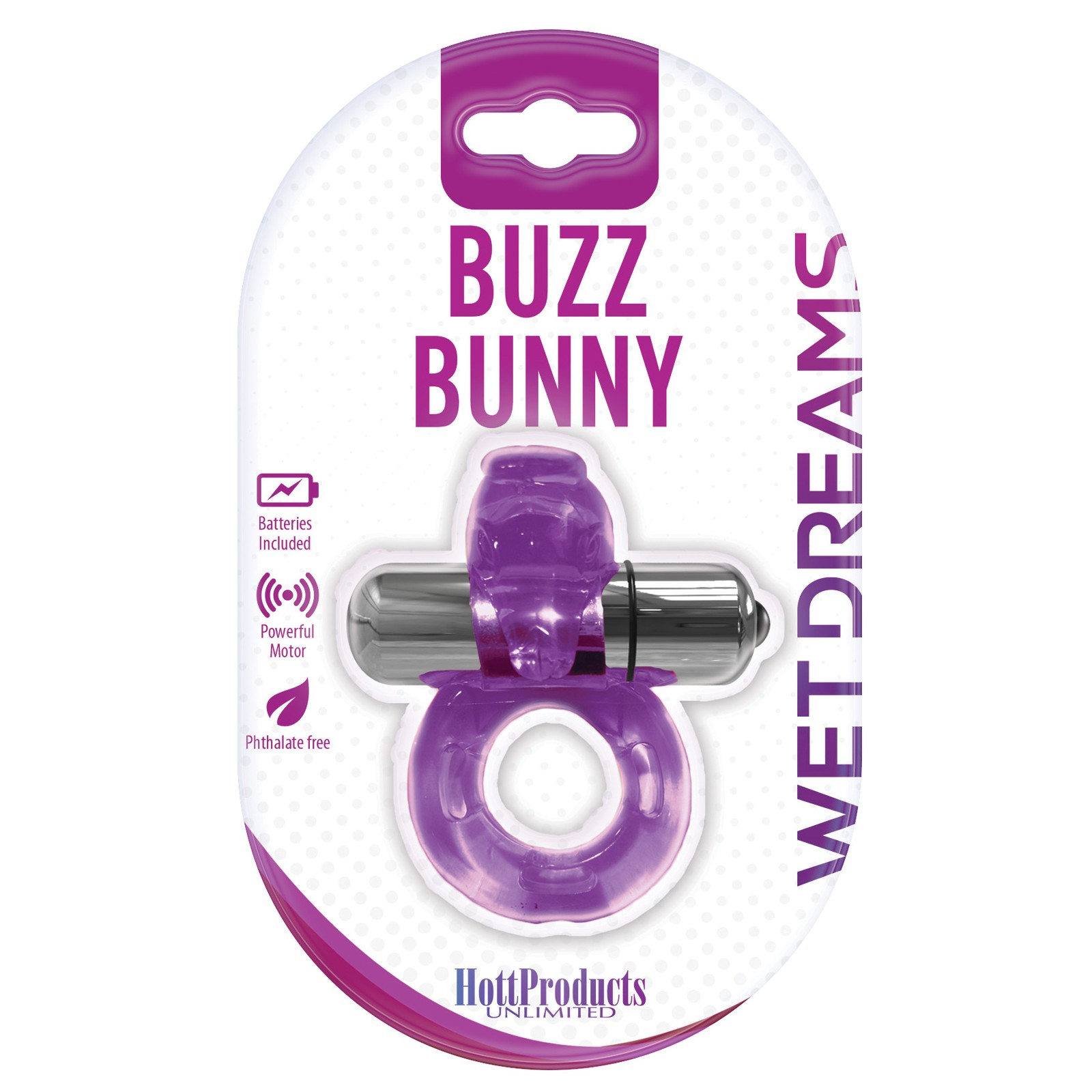 Wet Dreams Purrfect Pet Buzz Bunny - Morado