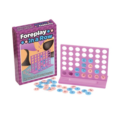 Foreplay in a Row Game for Couples