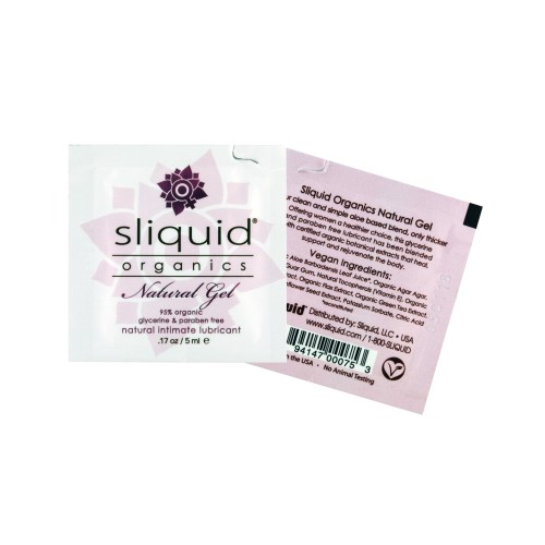 Gel Lubricante Natural Sliquid Organics para Seguridad de la Mujer