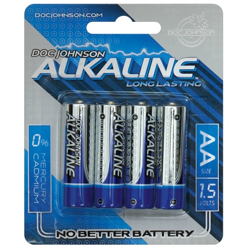 Doc Johnson Alkaline Batteries - AA 4 Pack