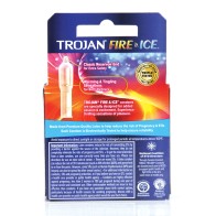 Condones Trojan Fire & Ice - Caja de 3