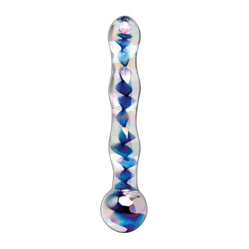 Icicles No. 8 Glass Massager Clear Blue