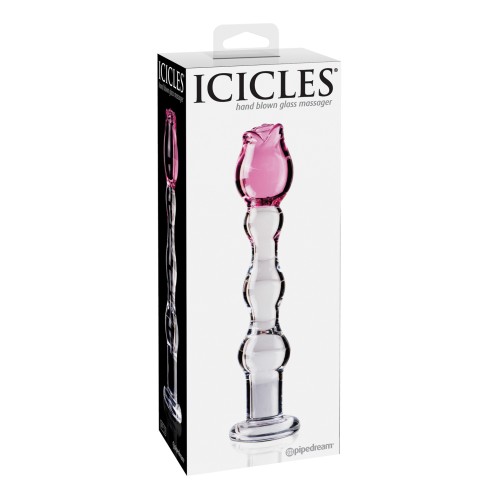 Icicles No. 12 Hand Blown Glass Massager