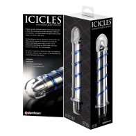 Icicles No. 20 Hand Blown Glass Vibrator - Waterproof