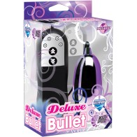 Bullet Vibrador Deluxe Impermeable Multivelocidad Púrpura