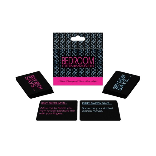 Bedroom Commands Fun Card Game