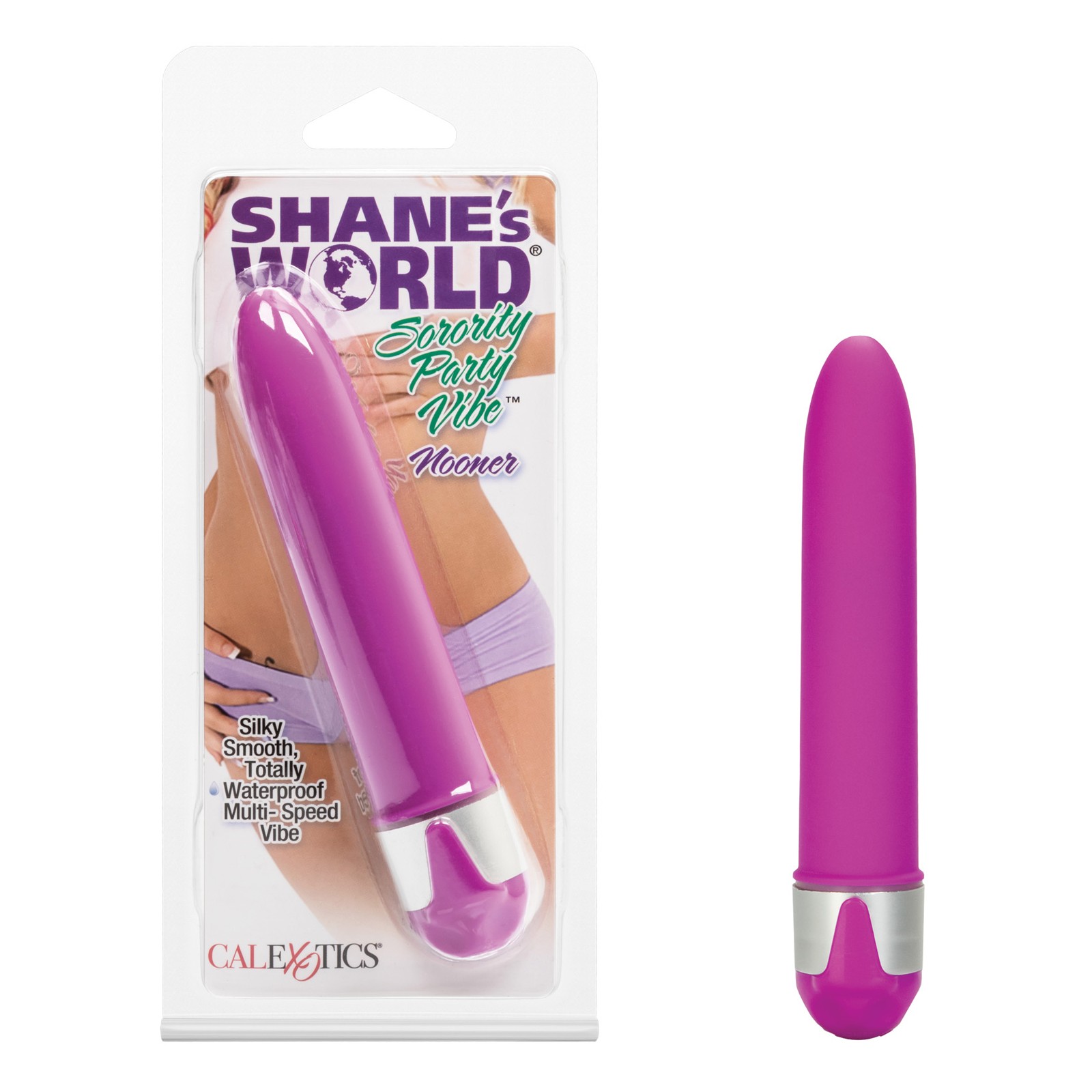 Vibrador Púrpura Shane's World Nooner para Placer sobre la Marcha