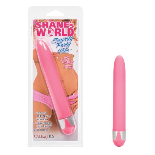 Vibrador de Fiesta Shane's World Todo la Noche - Rosa