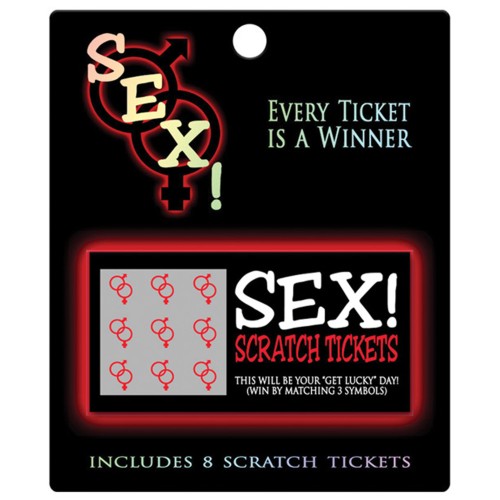 Boletos Scratch para Sexo! Juego Divertido