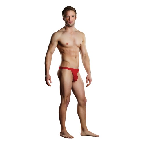 Male Power Bong Thong Red L/XL