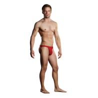 Male Power Bong Thong Red L/XL