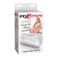 PDX Extreme Clear-Leader Snatch Stroker