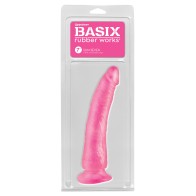 Basix 7 Inch Slim Dong - Pink