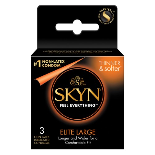 Condones Lifestyles SKYN Elite Grande para Sensibilidad Máxima