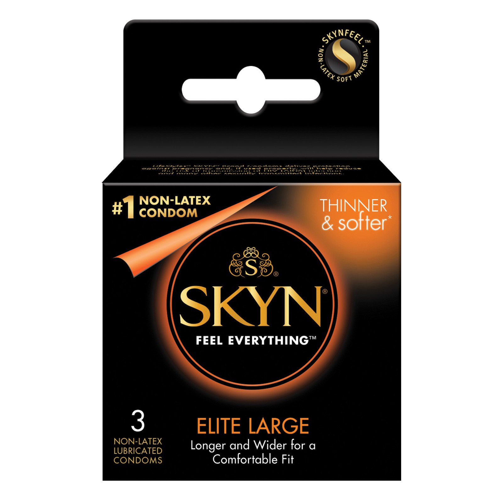 Condones Lifestyles SKYN Elite Grande para Sensibilidad Máxima