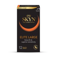 Condones Lifestyles SKYN Elite Grandes Caja de 12