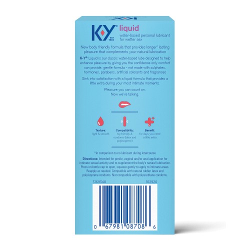 K-Y Natural Feeling Liquid Lubricant