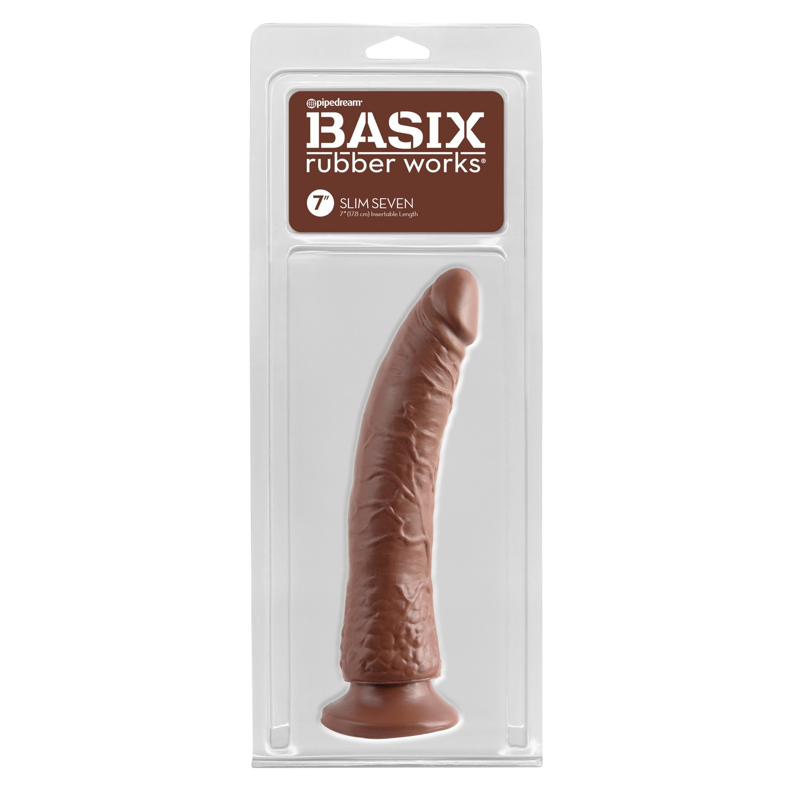 Dong Slim Basix Rubber Works 7" para Placer Supremo