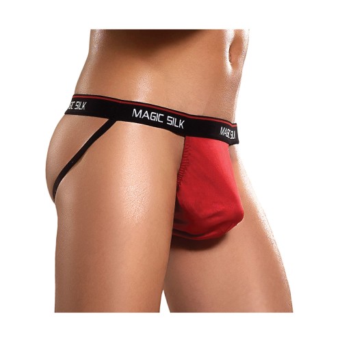 Jock Strap 100% Seda Roja L/XL en Línea