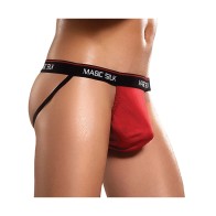 100% Silk Jock Strap Red S/M