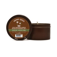 Earthly Body Suntouched Hemp Candle 6 oz Guavalava