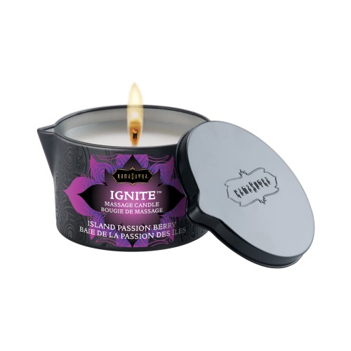 Kama Sutra Ignite Massage Soy Candle Island Passion Berry