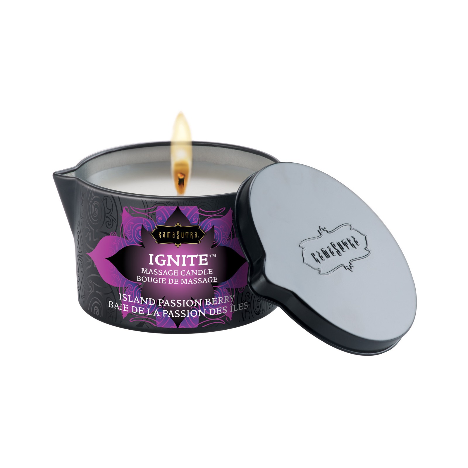 Kama Sutra Ignite Massage Soy Candle Island Passion Berry