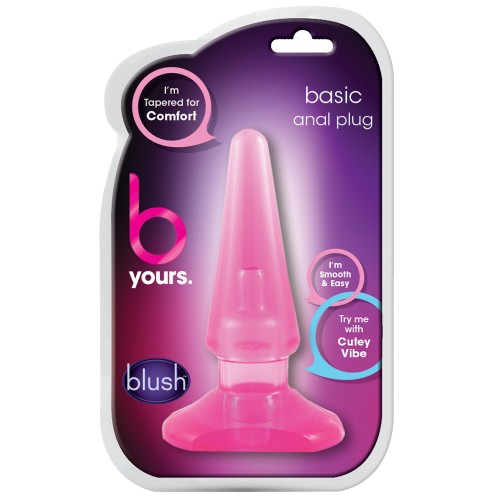 Plug Anal Básico Blush B Yours para Principiantes