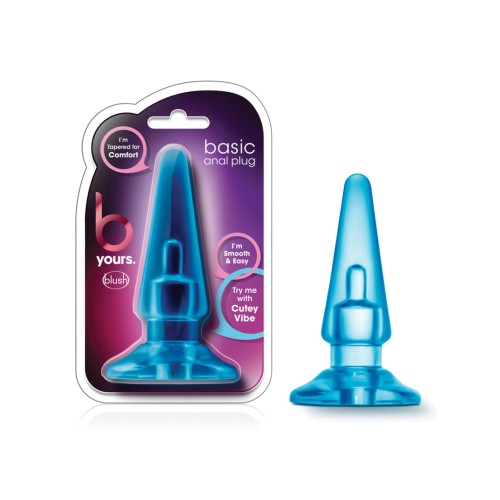 Blush B Yours Basic Anal Plug Blue