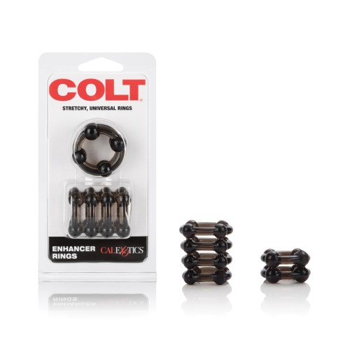 Anillos Extractores COLT para Placer Máximo - Negro