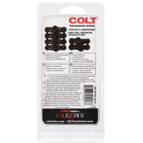 COLT Enhancer Rings for Ultimate Pleasure - Black