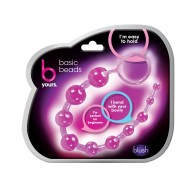 Blush B Yours Basic Anal Beads - Joyful Exploration