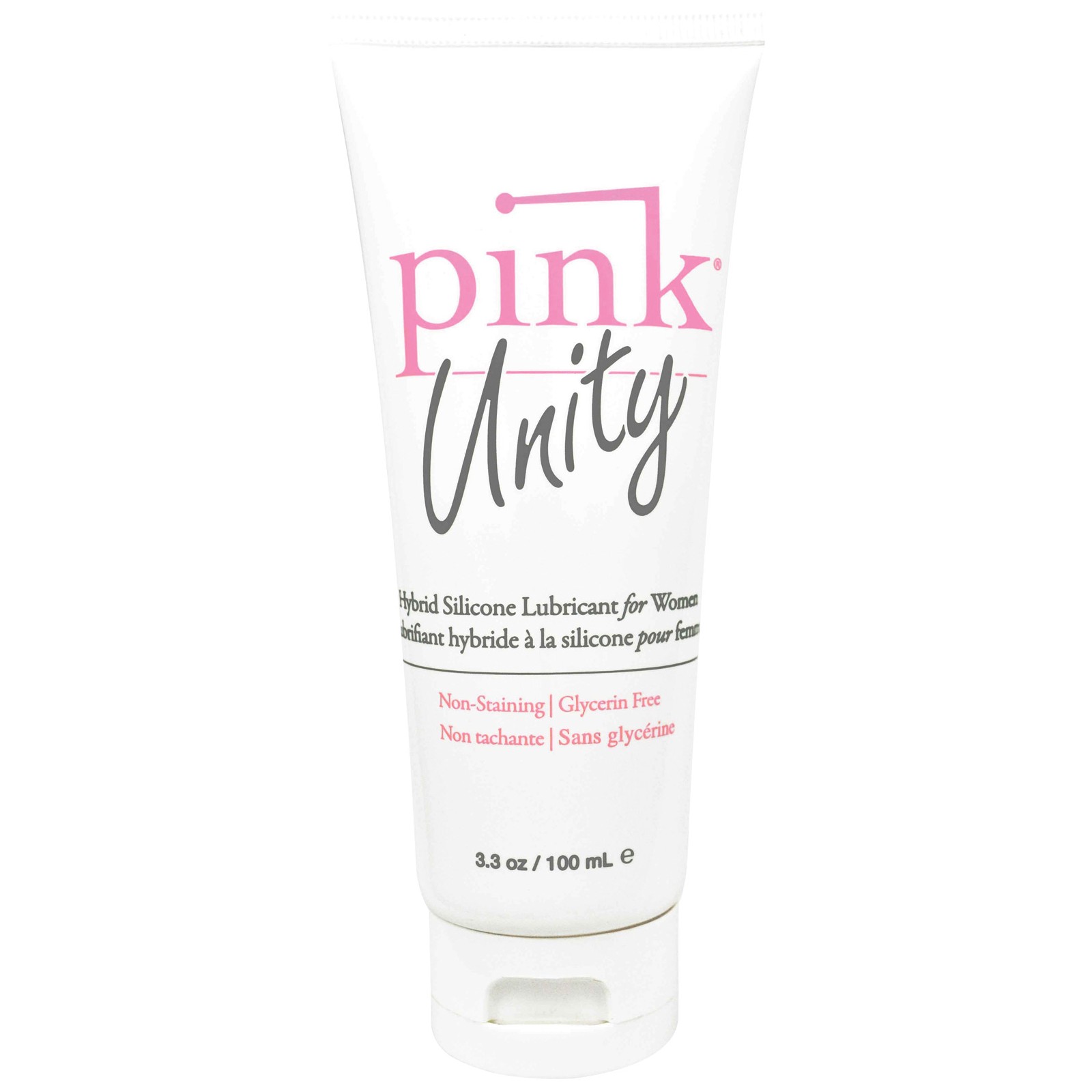 Lubricante Híbrido de Silicona Rosa Unity 3.3 oz Tubo