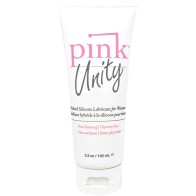 Lubricante Híbrido de Silicona Rosa Unity 3.3 oz Tubo