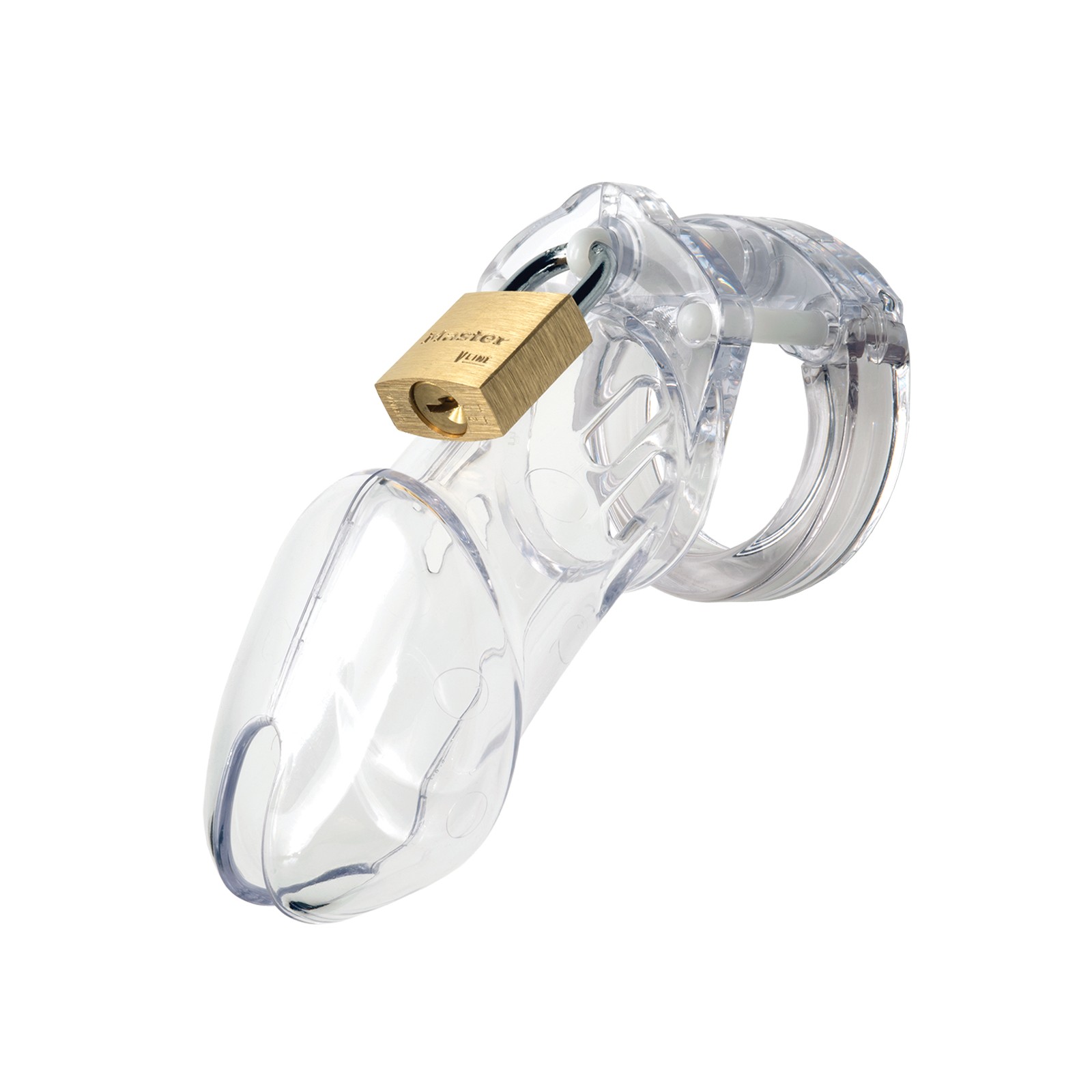 CB-6000 3 1/4-Inch Cock Cage & Lock Set - Clear