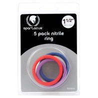 Set de Anillos de Pene de Nitrilo de 1.5" Spartacus