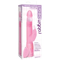 Conejo Vibrador de Control Remoto Pearl Rosa