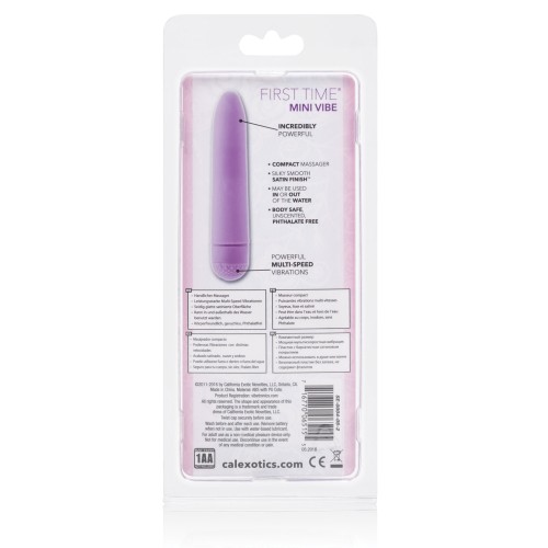 Mini Vibrador First Time Púrpura