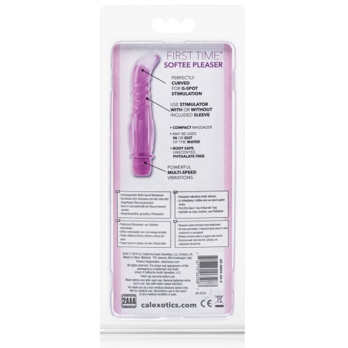 Vibrador Primera Vez Softee Pleaser Púrpura