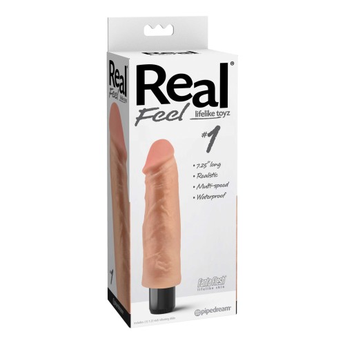 Vibrador Real Feel No. 1 Largo de 7.5 Pulgadas Impermeable