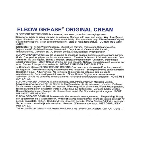 Crema Original Elbow Grease - Tarro de 9 oz