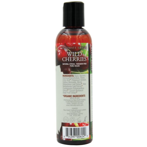 Lubricante Intimate Earth - Cereza Salvaje Dulce y Frutal