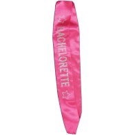 Bachelorette Sash with Crystals Hot Pink